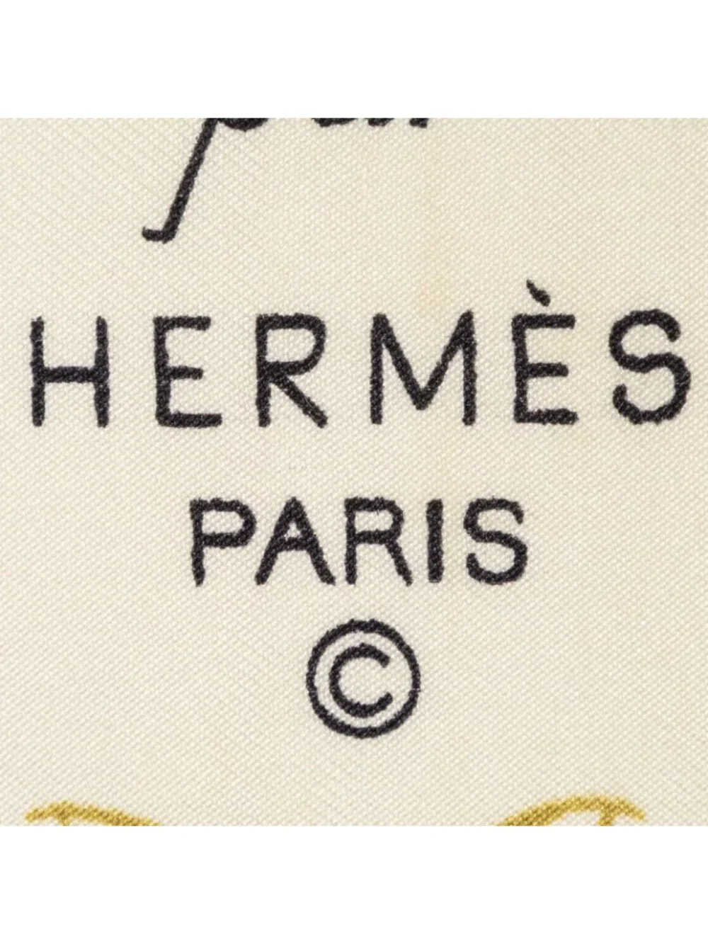Hermes Scarf Navy White Gray Twill Silk